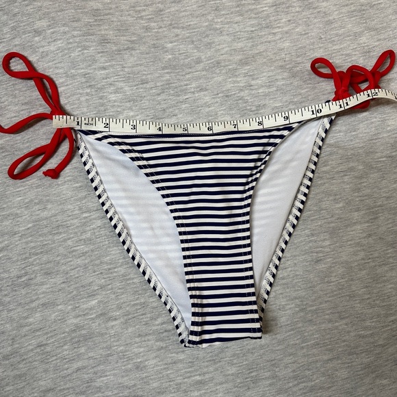 La Vie en Rose Aqua dark blue and white striped bottoms - Picture 2 of 4